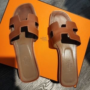Hermes Oran Sandal size 36
